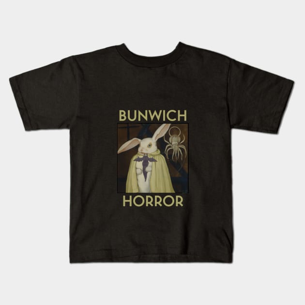 Bunwich Horror Kids T-Shirt by kenrobin